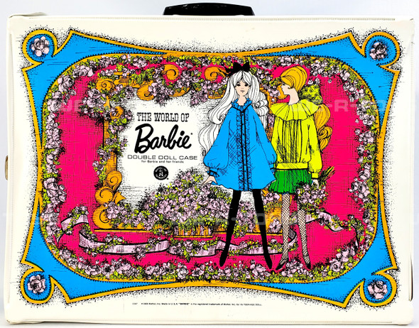 Barbie 1968 World of Barbie Double Doll Carrying Case for Barbie & Friends USED