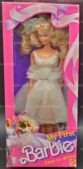 My First Barbie Doll - Ballerina - Easy To Dress! 1988 Mattel 1280 NRFB