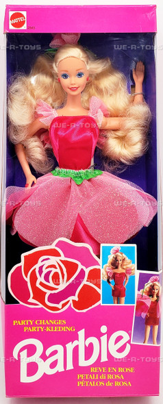 Barbie Party Changes Dress Up Barbie Doll Chinese Edition 1992 Mattel #2545