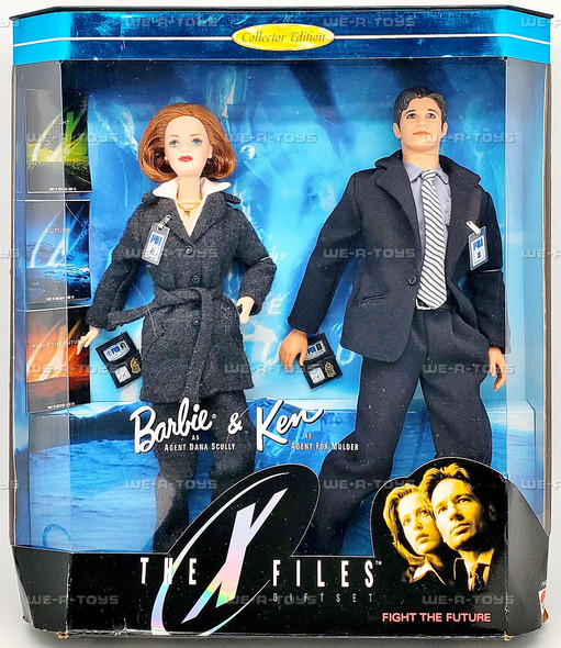 Barbie The X-Files Agents Scully and Mulder Barbie & Ken Dolls Giftset 19630