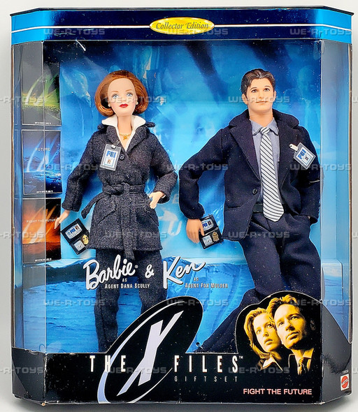 Barbie The X-Files Agents Scully and Mulder Barbie & Ken Dolls Giftset 19630