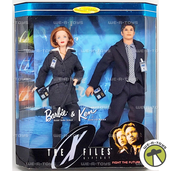 Barbie The X-Files Agents Scully and Mulder Barbie & Ken Dolls Giftset 19630