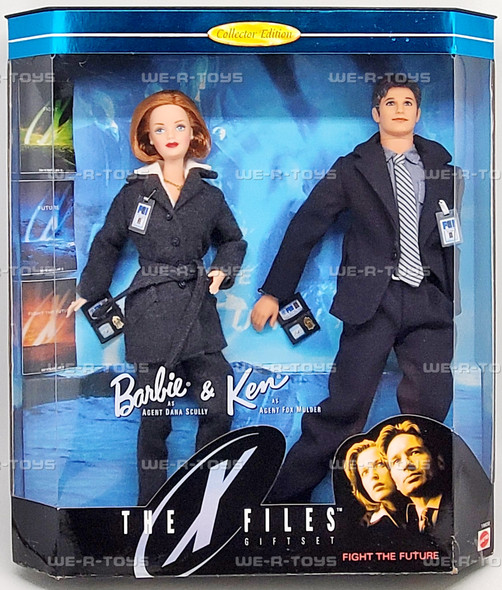 Barbie The X-Files Agents Scully and Mulder Barbie & Ken Dolls Giftset 19630