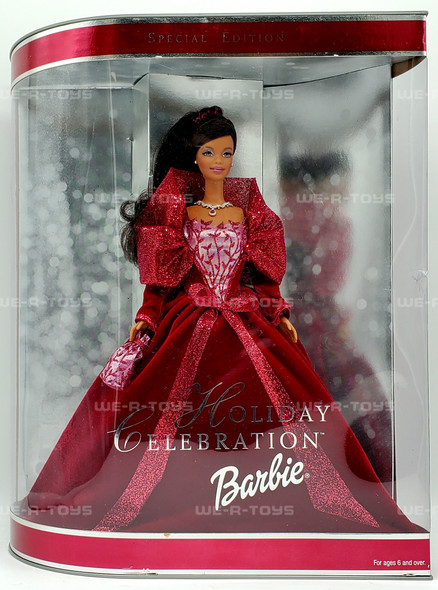 2002 Holiday Celebration African American Barbie Mattel 56210