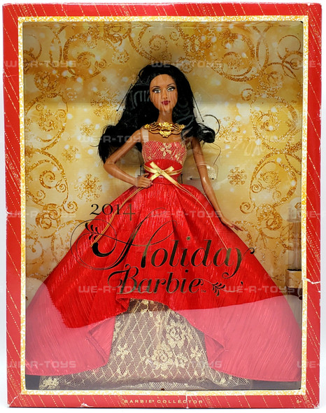 2014 Holiday Barbie African-American Collector Doll Mattel BDH14