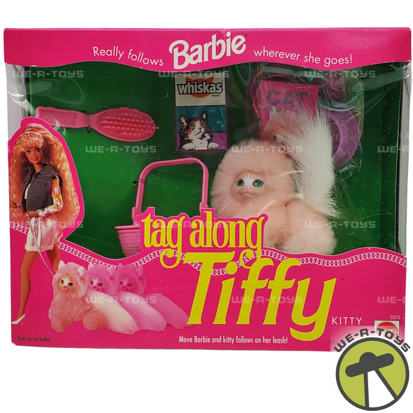 Barbie Tag Along Tiffy Kitty Cat Doll and Accessories 1992 Mattel 3375 NRFB