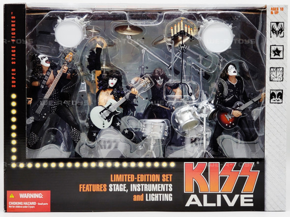 McFarlane Toys KISS ALIVE Deluxe Boxed Set Action Figures 2002 No. 12280 NRFB