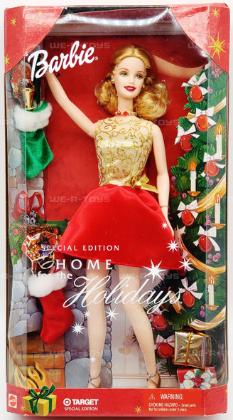 Home for the Holidays Barbie Doll Target Exclusive 2001 Mattel No