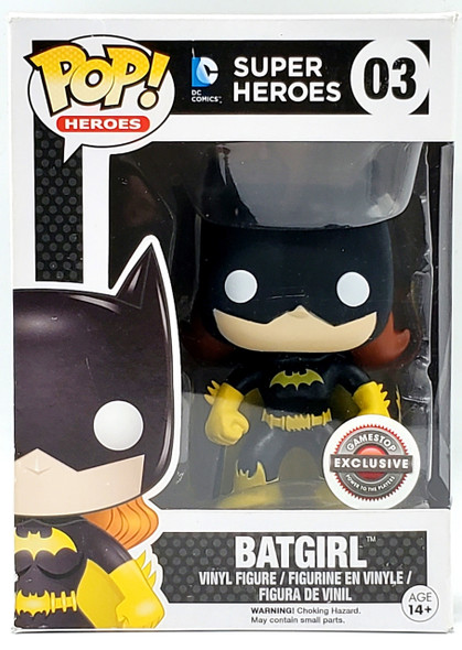 DC Funko POP! DC Super Heroes Batgirl Black and Yellow Exclusive Vinyl Figure