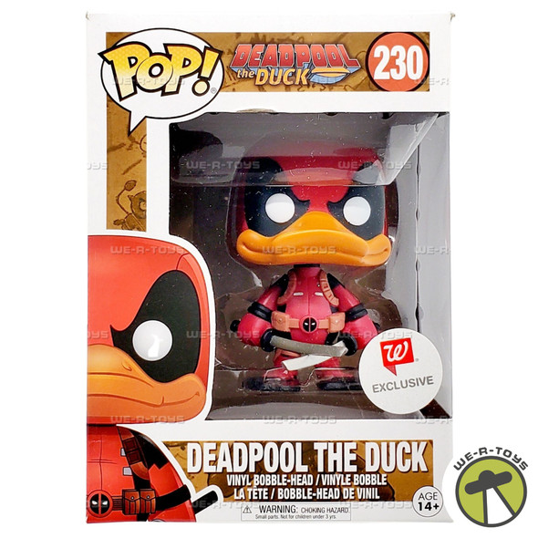 Funko Pop! Deadpool The Duck 230 Walgreens Exclusive Vinyl Bobble-Head Figure