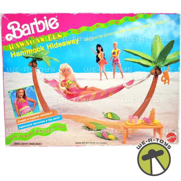 Barbie Hawaiian Fun Hammock Hideaway Playset #5702 Mattel 1990 NEW