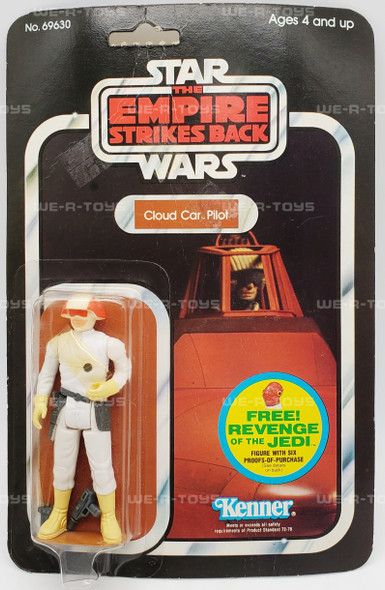 Star Wars ESB Cloud Car Pilot Action Figure 48 Back 1982 Kenner # 69630 NRFP