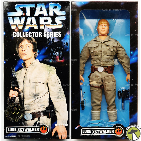Star Wars Collector Series Luke Skywalker in Bespin Fatigues 12" Figure 1996 NEW