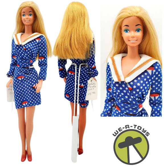Barbie Vintage 1971 Malibu Barbie Doll with 1973 Best Buy Outfit Fashion Mattel USED