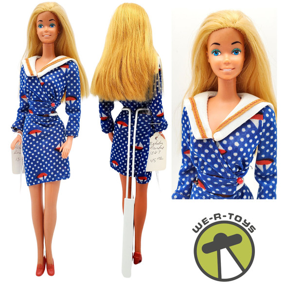 Vintage 1971 Malibu Barbie Doll with 1973 Best Buy Outfit Fashion Mattel USED