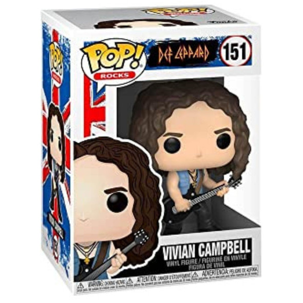 Def Leppard Funko Pop! Rocks: Def Leppard - Vivian Campbell Vinyl Figure 151