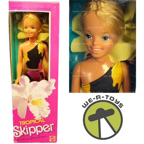 Barbie Tropical Skipper Barbie's Sister Doll 1985 Mattel No. 1021 NEW