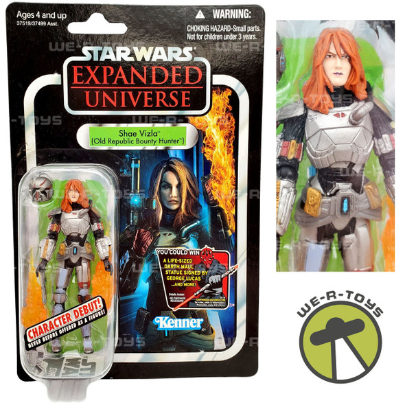 Star Wars Expanded Universe Shae Vizla Old Republic Bounty Hunter Kenner NRFP