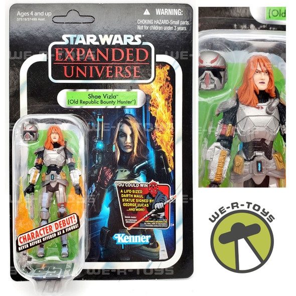 Star Wars Expanded Universe Shae Vizla Bounty Hunter UNPUNCHED Kenner NRFP