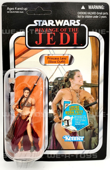 Star Wars Revenge of the Jedi Variant Slave Princess Leia Figure Unpunched NEW