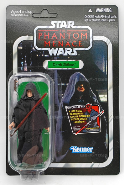 Star Wars Phantom Menace The Vintage Collection Darth Sidious Action Figure 2012