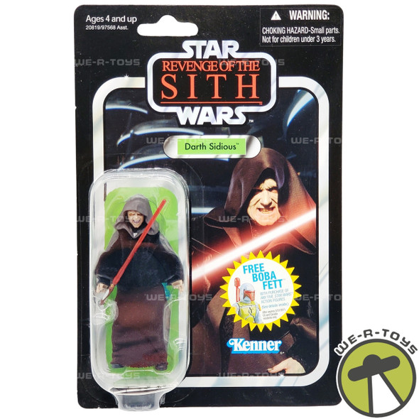 Star Wars The Vintage Collection Darth Sidious Action Figure 2010 No. 20819 NEW