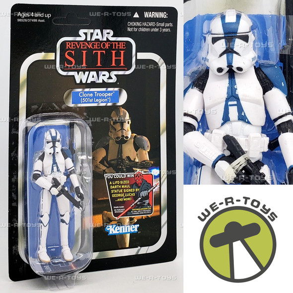 Star Wars Vintage Collection Clone Trooper 501st Legion Figure UNPUNCHED NRFP
