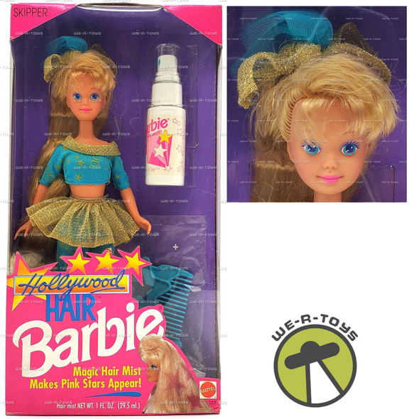 Hollywood Hair Barbie Skipper Doll with Magic Hair Mist 1992 Mattel #2309