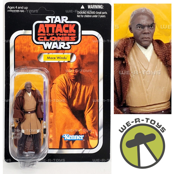 Star Wars Vintage Collection Mace Windu Action Figure 2010 Hasbro 24994 NRFP