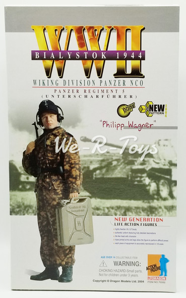 Bialystok 1944 WWII 1/6th Scale Philipp Wagner Wiking Division Panzer NCO Figure