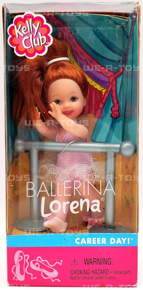 Barbie Kelly Club Ballerina Lorena Doll Dancer with Bar 2001 Mattel NRFB