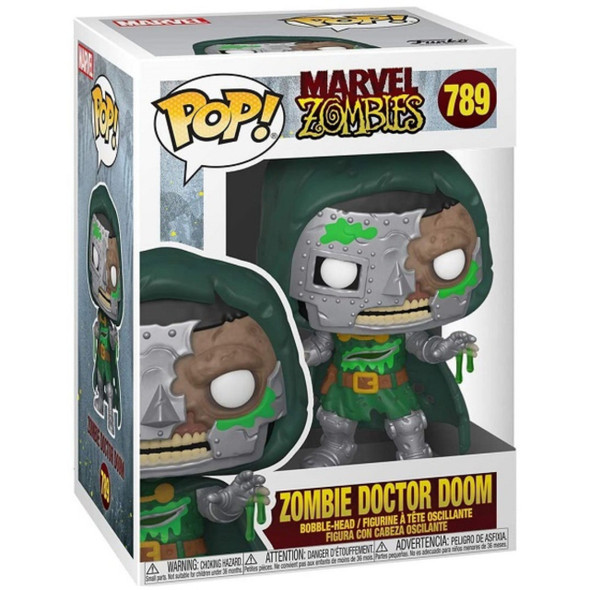 Marvel Funko Pop! Marvel Zombies - Zombie Doctor Doom Bobble-Head 789 