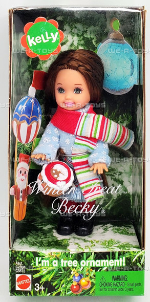 Barbie Kelly Club Winter Treat Becky Doll with Mug 2004 Mattel No. C3673