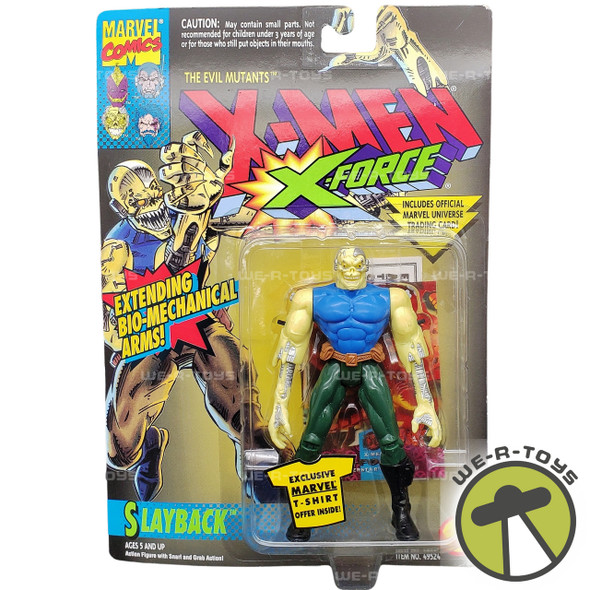 Marvel X-Men X-Force Slayback Figure with Bio-Mechanical Arms 1994 Toy Biz NRFP