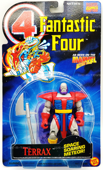 Marvel Comics Fantastic Four Terrax Action Figure 1994 Toy Biz No. 45105 NRFP