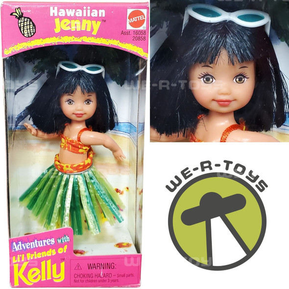 Barbie Adventures with Li'l Friends of Kelly Hawaiian Jenny Doll 1998 Mattel