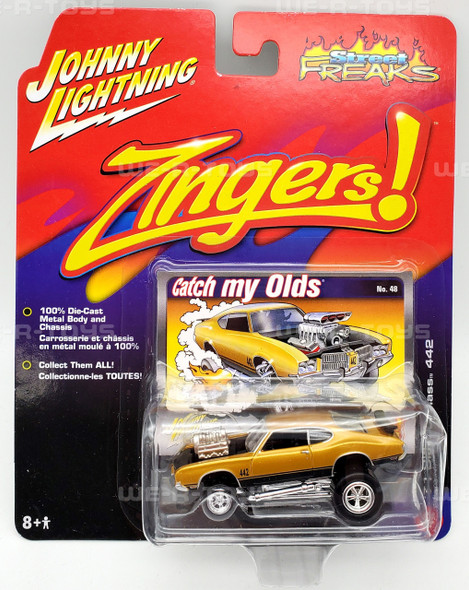 Johnny Lightning Street Freaks Zingers 71 Olds Cutlass 442 Die Cast Vehicle NRFP