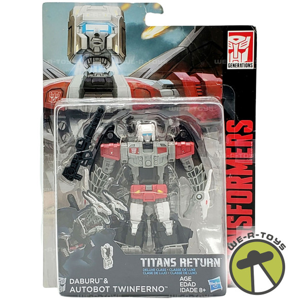  Transformers Generations Titans Return Autobot Twinferno & Daburu Action Figure 