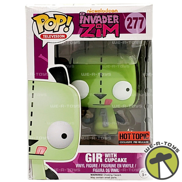 Invader Zim Funko POP! Television Invader Zim Gir with Cupcake Vinyl Figure