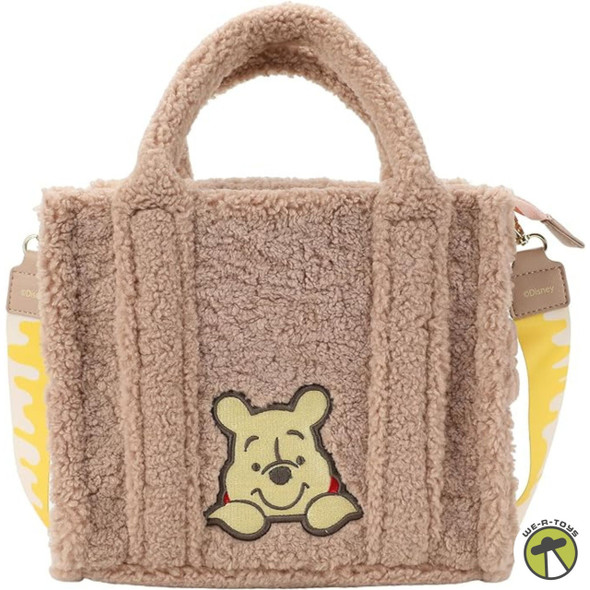 Disney Winnie the Pooh Sherpa Textured Tote Bag Bioworld