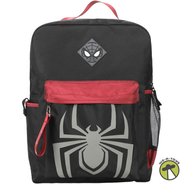 Marvel Spider-Man Miles Morales Reflective Print Laptop Backpack Bioworld