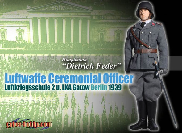 Dietrich Feder Luftwaffe Ceremonial Officer Luftkriegsschule 2 and LKA Gatow