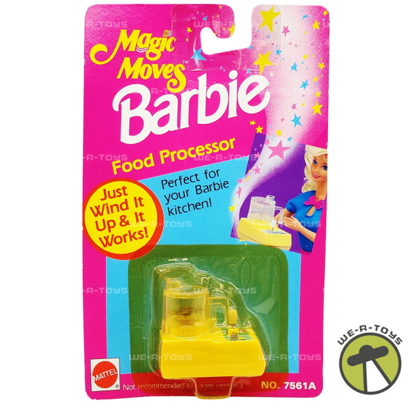  Barbie Magic Moves Food Processor Doll Accessory 1992 Mattel #7561A NRFP 