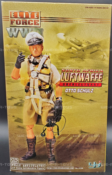 Elite Force WWII North Africa Luftwaffe Oberleutnant 2002 BlueBox 21135 NRFB