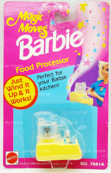 Barbie Magic Moves Food Processor Doll Accessory 1992 Mattel #7561A NEW (2)