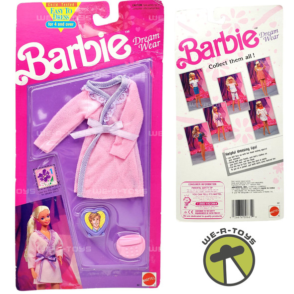 Barbie Dream Wear Pink Robe, Telephone and Ken Portrait #661 1992 NRFP