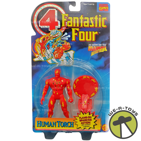 Marvel Comics Fantastic Four Human Torch Action Figure 1995 Toy Biz 45111 NRFP