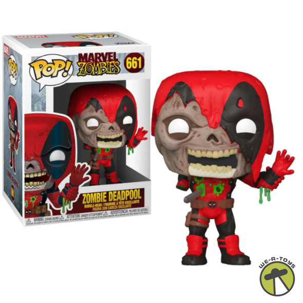 Funko Pop! Marvel Zombies 661 Zombie Deadpool Vinyl Bobble-Head Figure 2020