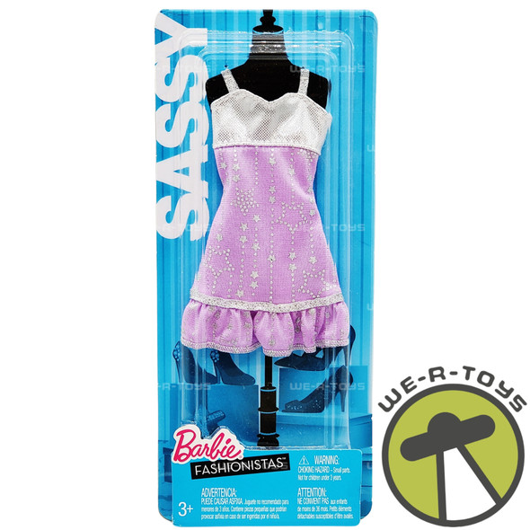 Barbie Fashionistas Sassy Dress Fashion 2010 Mattel R4276 NRFP