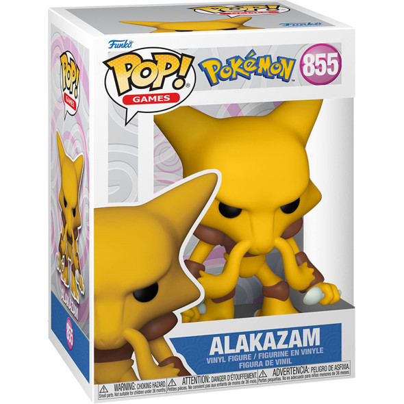 Funko Pop! Games: Pokémon Alakazam Vinyl Figure 855